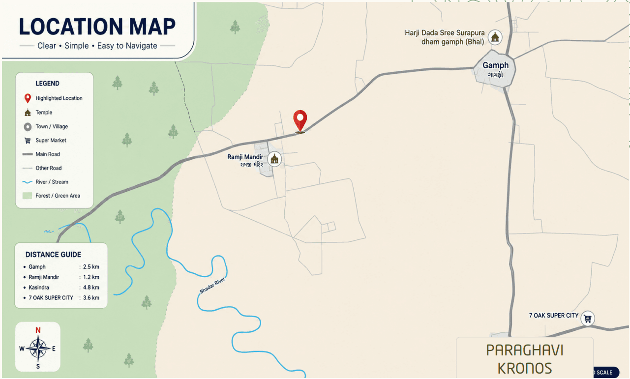 Paraghavi Kronos location map